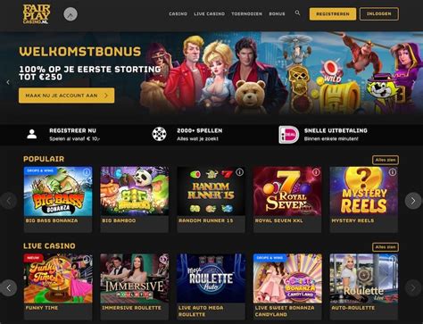 fair play casino leeftijd|Fair Play .
